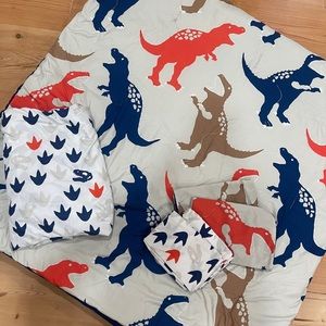 Pillowfort dinosaur bedding.